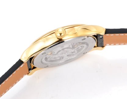 HUASUO 38mm Luxury Dress Lapis Lazuli Mechanical Men Watch huasuowatch