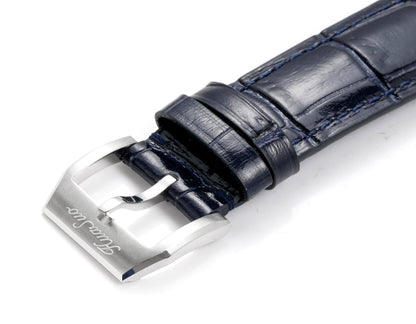 HUASUO 38mmStarry Blue Sandstone Mechanical Men Watch Huasuo Watch Store