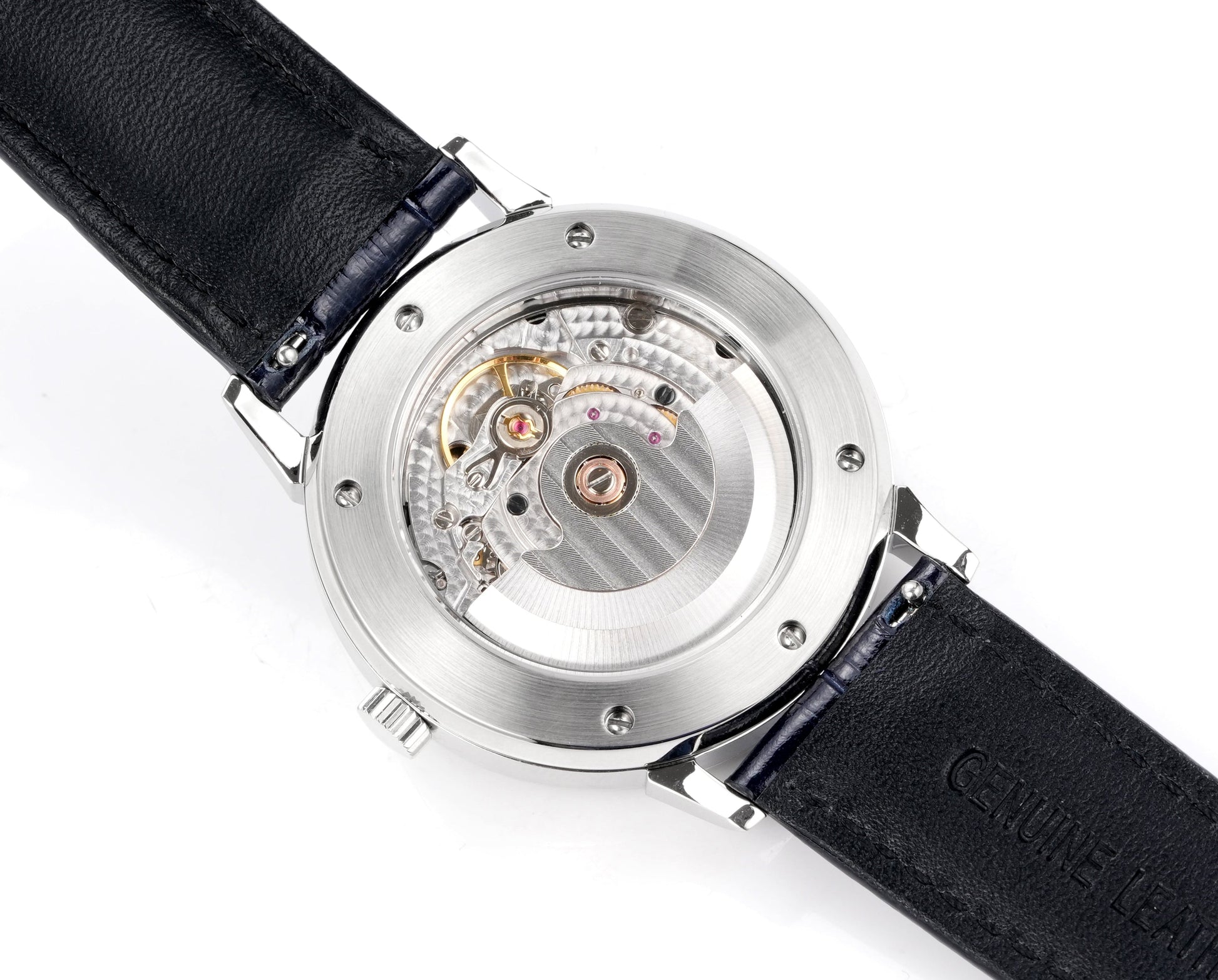 HUASUO 38mmStarry Blue Sandstone Mechanical Men Watch Huasuo Watch Store