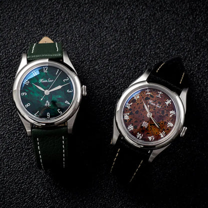 HuaSuo 38mm Lacquered Dial PT5000 Automatic Watch Huasuo Watch Store