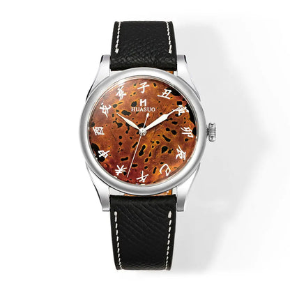 HuaSuo 38mm Luxury Handmade Lacquer Dial Men's Watch Huasuo Watch Store