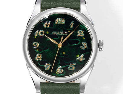 HuaSuo 38mm Luxury Handmade Lacquer Dial Men's Watch Huasuo Watch Store