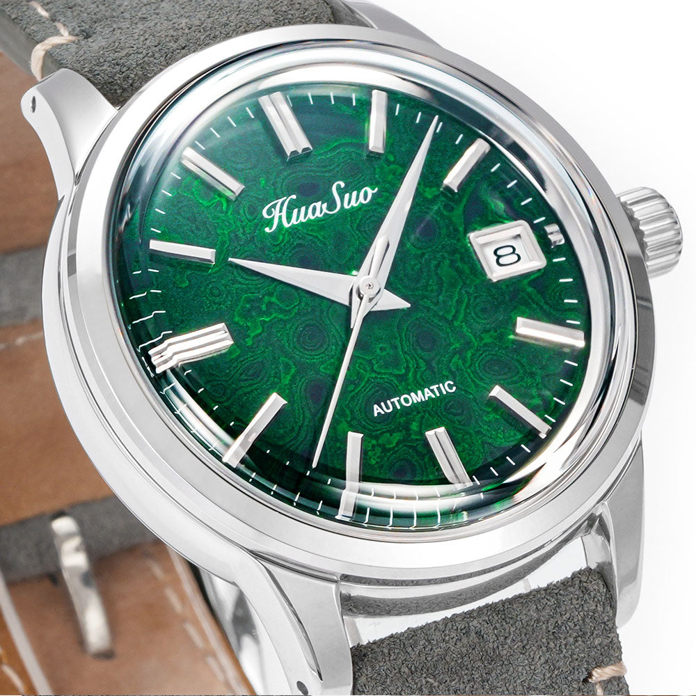 HUASUO 39mm NH35 Men's Handmade Lacquer Dial Watches Huasuo Watch Store