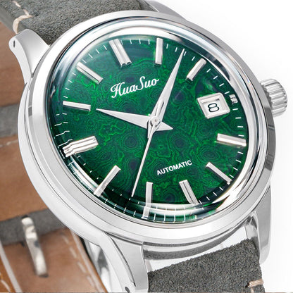 HUASUO 39mm NH35 Men's Handmade Lacquer Dial Watches Huasuo Watch Store