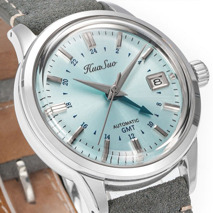 HUASUO 39mm NH34 GMT Automatic Mechanical Watches Huasuo Watch Store
