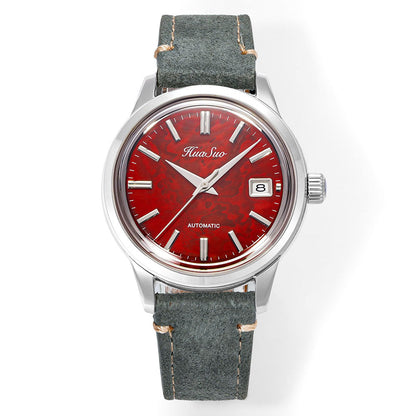 HUASUO 39mm NH35 Men's Handmade Lacquer Dial Watches Huasuo Watch Store