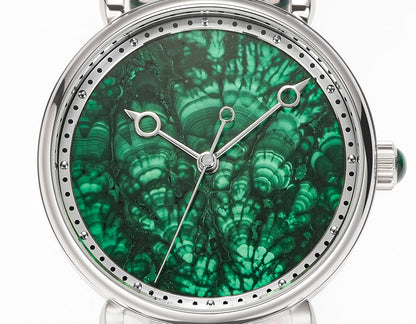 HUASUO 41mm ETA2892 Retro Jade Or Malachit Dial Mens Watches Huasuo Watch Store