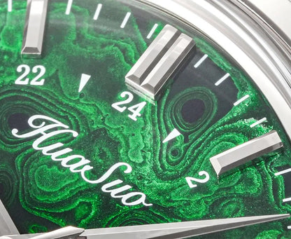 HUASUO 39mm Luxury Handmade Lacquer Dial GMT Men's Watch Huasuo Watch Store