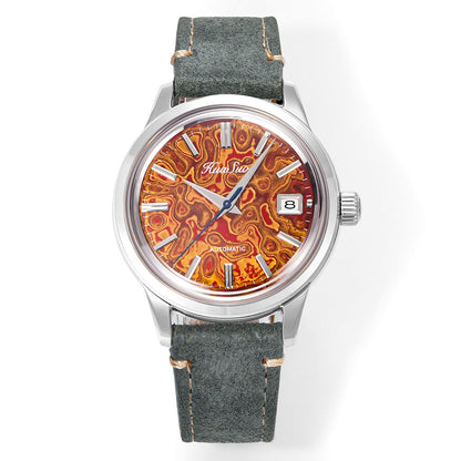 HUASUO 39mm NH35 Men's Handmade Lacquer Dial Watches Huasuo Watch Store