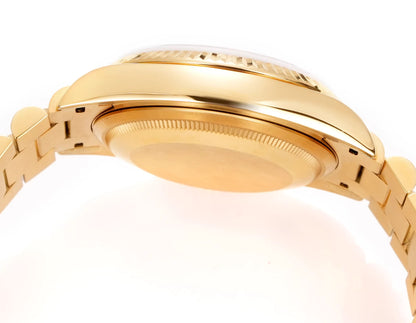 HUASUO 36MM Luxury Men's Gemstone Dial Automatic Mechanical Watch