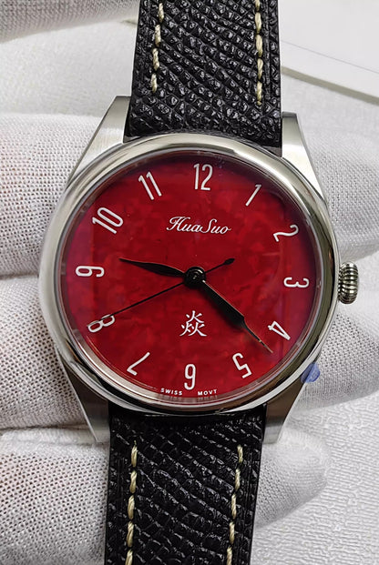 HuaSuo 38mm Lacquered Dial PT5000 Automatic Watch