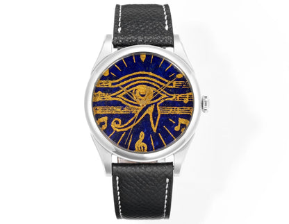 HUASUO 38mm PT5000 Egyptian Secret Pattern Auto Steel Men's Watch huasuowatch